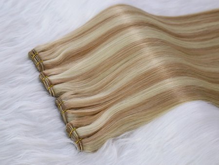 Best Quality 100% Raw Virgin Machine Made Hair Extensions 22inch #18