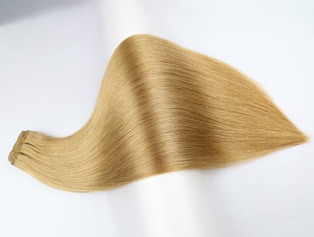 Machine Made Weft Double Drown Top Quality Virgin Hair Salon Quality 20inch #12