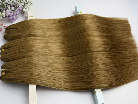 Unprocessed Wholesale Virgin European Hair 100% Human Hair Double Machine Weft #6
