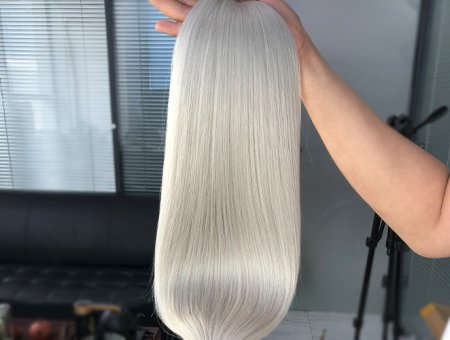 Machine Hair Weft Double Drawn Russian Remy Hair Weave 28inch #1001