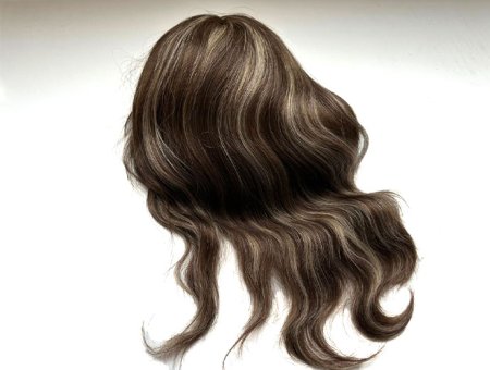 Customized European Virgin Human Hair Women Topper