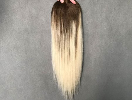 European hair fishnet topper for women hair loss