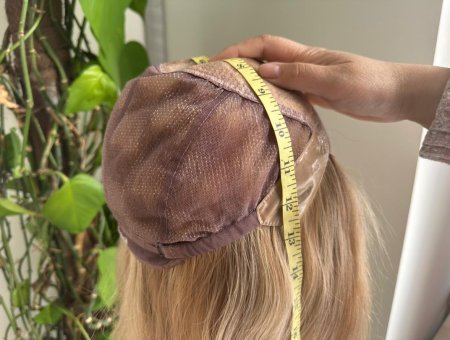 Custom Order Women Wig Invisible Knots Silicone Base to Grip Hair Undervent Front