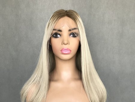Good Quality European Virgin Human Hair Lace Front Kosher Wig #816